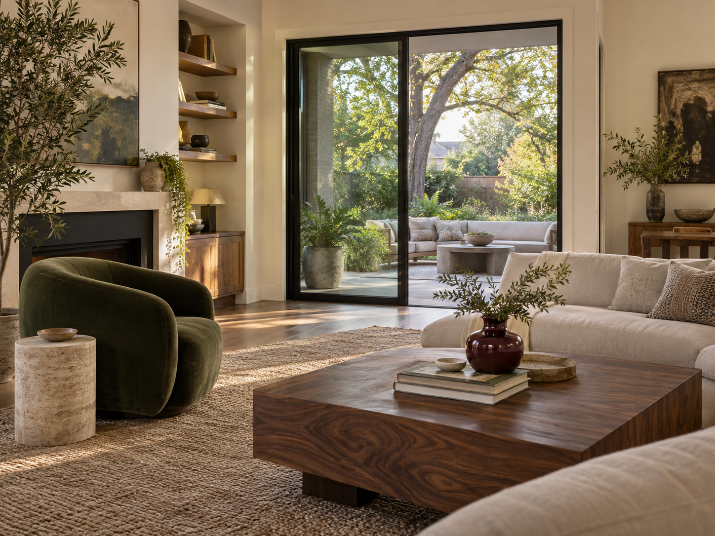 Bright, welcoming Houston home interior