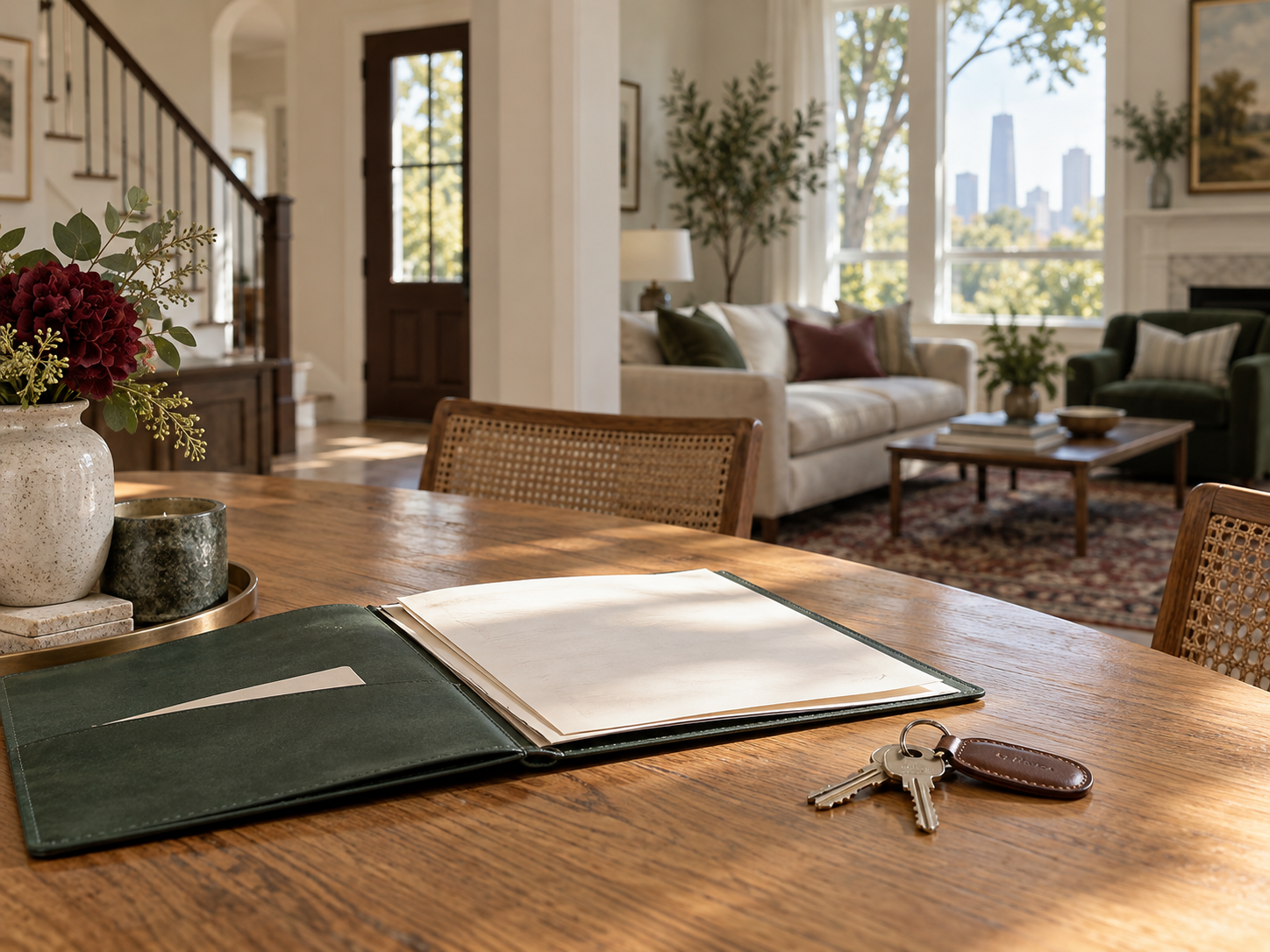 A home and documents prepared for a thoughtful next step